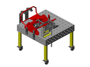 鈑金結構件組立焊接